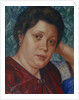 Portrait of the Opera singer Vera Petrova-Zvantseva by Kuzma Sergeyevich Petrov-Vodkin