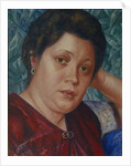 Portrait of the Opera singer Vera Petrova-Zvantseva by Kuzma Sergeyevich Petrov-Vodkin