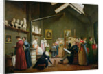 The Studio Interior of Abel de Pujol by Adrienne Marie Louise Grandpierre-Deverzy