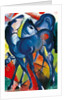 The Blue Foals by Franz Marc