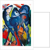The Blue Foals by Franz Marc
