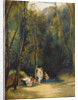 Women Bathing in the Park of Terni by Carl Blechen