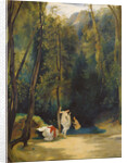 Women Bathing in the Park of Terni by Carl Blechen