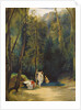 Women Bathing in the Park of Terni by Carl Blechen