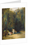Women Bathing in the Park of Terni by Carl Blechen