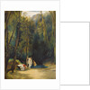 Women Bathing in the Park of Terni by Carl Blechen