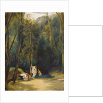 Women Bathing in the Park of Terni by Carl Blechen