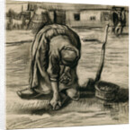 Peasant Woman Planting Potatoes by Vincent van Gogh