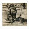 Peasant Woman Planting Potatoes by Vincent van Gogh