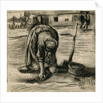 Peasant Woman Planting Potatoes by Vincent van Gogh