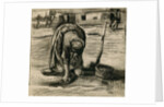 Peasant Woman Planting Potatoes by Vincent van Gogh