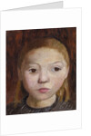 Head of a Girl by Paula Modersohn-Becker