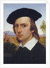 Self-Portrait with Beret before a Roman Landscape by Johann David Passavant
