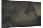 In the bed-room. Illustration for the poem Count Nulin by A. Pushkin by Konstantin Andreyevich Somov