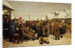Public property auction for the arrears by Vasili Maximovich Maximov