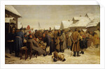 Public property auction for the arrears by Vasili Maximovich Maximov