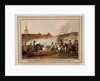 The Meeting of the Emperors of Russia und Austria, King of Prussia and Crown Prince of Sweden in Lei by William Heath