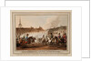 The Meeting of the Emperors of Russia und Austria, King of Prussia and Crown Prince of Sweden in Lei by William Heath