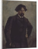 Portrait of the artist Vasily Surikov by Valentin Alexandrovich Serov
