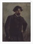 Portrait of the artist Vasily Surikov by Valentin Alexandrovich Serov