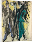 Berlin Street Scene by Ernst Ludwig Kirchner