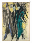 Berlin Street Scene by Ernst Ludwig Kirchner