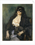 The Black Mask by Lovis Corinth