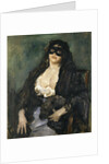 The Black Mask by Lovis Corinth