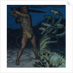 Hercules and Hydra by Franz Ritter von Stuck
