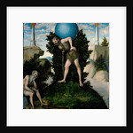 Atlas and Hercules by Lucas Cranach the Elder