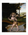 Heracles and the Erymanthian Boar by Lucas Cranach the Elder