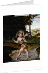 Heracles and the Erymanthian Boar by Lucas Cranach the Elder