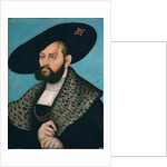 Portrait of Margrave Abrecht of Brandenburg-Ansbach, Duke of Prussia by Lucas Cranach the Elder