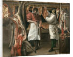 The Butchers Shop by Annibale Carracci