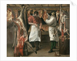 The Butchers Shop by Annibale Carracci