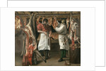 The Butchers Shop by Annibale Carracci
