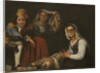 Four Figures on a Step by Bartolomé Estebàn Murillo
