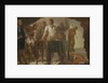Mucius Scaevola Confronting King Porsenna by Bernardo Cavallino