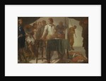 Mucius Scaevola Confronting King Porsenna by Bernardo Cavallino