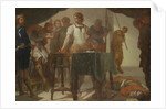 Mucius Scaevola Confronting King Porsenna by Bernardo Cavallino
