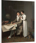 The Geography Lesson (Portrait of Monsieur Gaudry and His Daughter) by Louis-Léopold Boilly