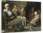 Peasant Interior with an Old Flute Player by Louis Le Nain