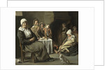 Peasant Interior with an Old Flute Player by Louis Le Nain
