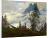 Mountain Peak with Drifting Clouds by Caspar David Friedrich