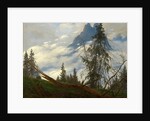 Mountain Peak with Drifting Clouds by Caspar David Friedrich