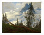 Mountain Peak with Drifting Clouds by Caspar David Friedrich