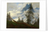 Mountain Peak with Drifting Clouds by Caspar David Friedrich