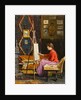 Girl Painter and Her Studio by Halil Pasha