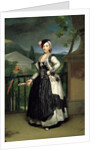 Portrait of Isabel Parreno Arce Ruiz de Alarcon y Valdés, Marchioness of Llano by Anton Raphael Mengs