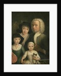 Self-portrait with Suzanna van Bommel and Two Daughters by Hendrik Spilman